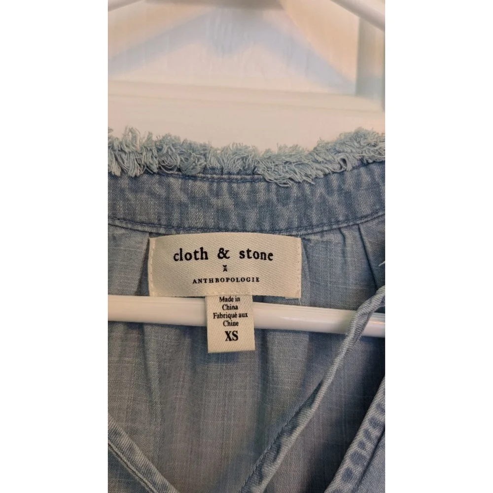 Women's Cloth & Stone Dress XS Light Blue